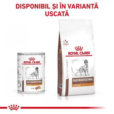 Royal Canin Veterinary Canine Gastrointestinal Low Fat – Hrană Uscată pentru Câini cu Afecțiuni Pancreatice și Digestive, 12 kg